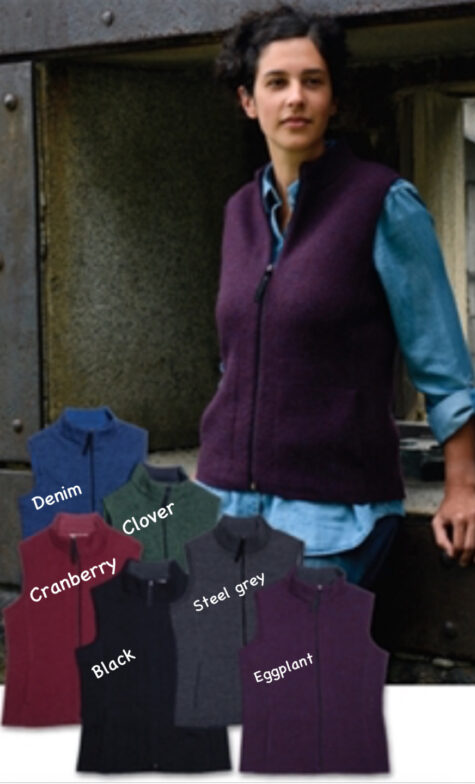 Women's Alpaca Zipper Vest