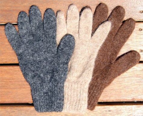 Alpaca Fur Gloves & Mittens