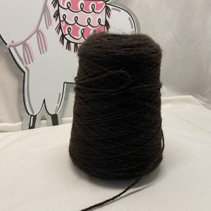 Brown Alpaca Yarn on a Cone