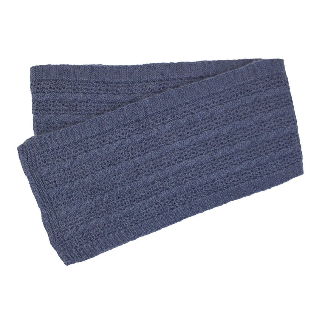 Colorful Alpaca Scarves: Cable & Lace Scarf - Image 8