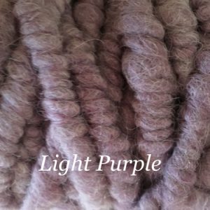 Light purple dyed Alpaca yarn