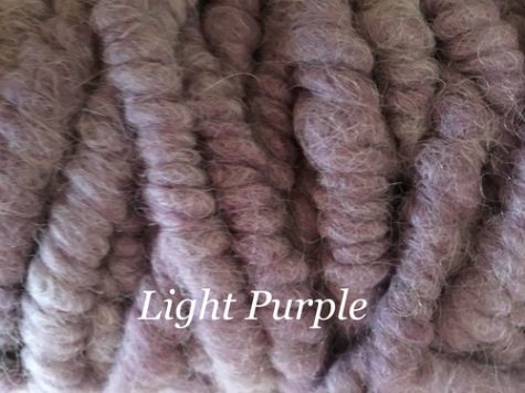 Light purple dyed Alpaca yarn
