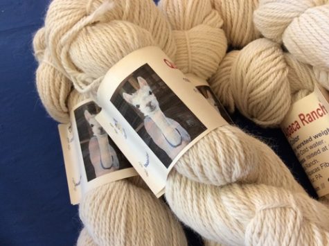 Natural white worsted weight Alpaca yarn