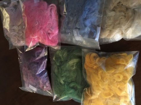 Colored Alpaca Fleece for Sale