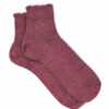 Scallop Trimmed Alpaca Ankle Socks - Image 3