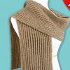 Colorful Alpaca Scarves: Chunky Rib - Image 2