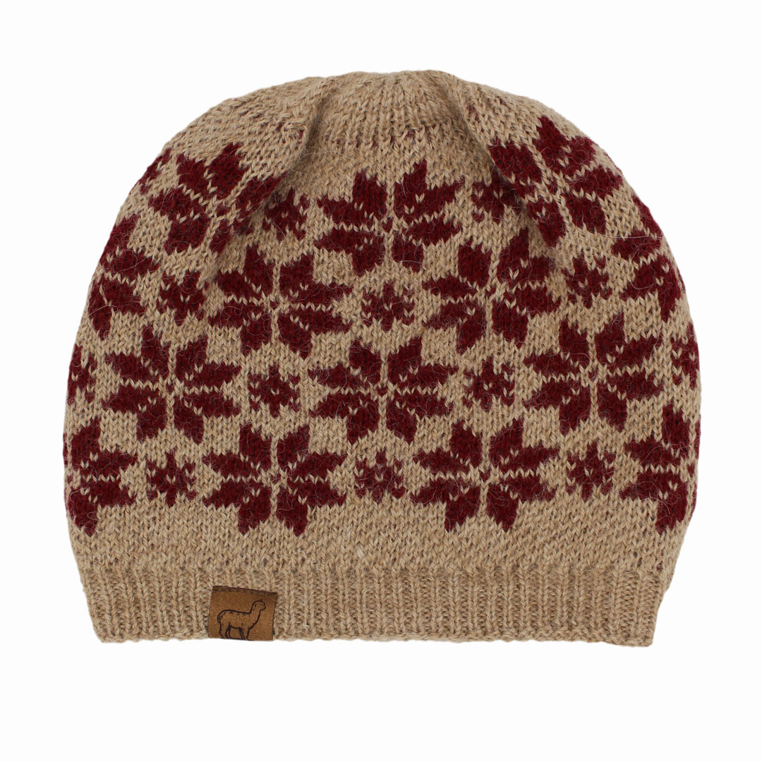 Textured Alpaca Slouch Beanie Hat - Image 7