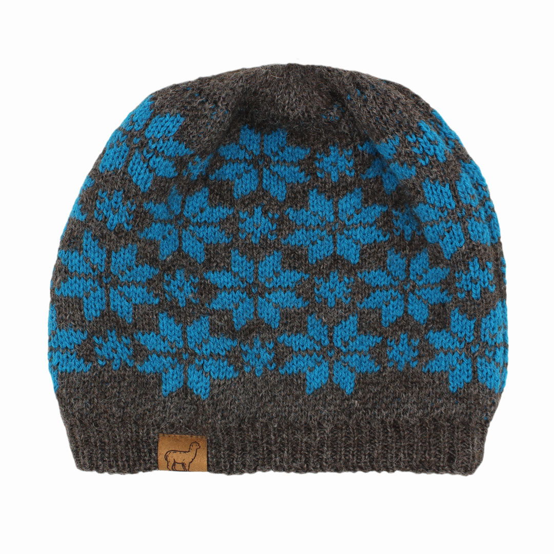 Textured Alpaca Slouch Beanie Hat - Image 8