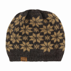 Alpaca Slouch Beanie - Snowflake