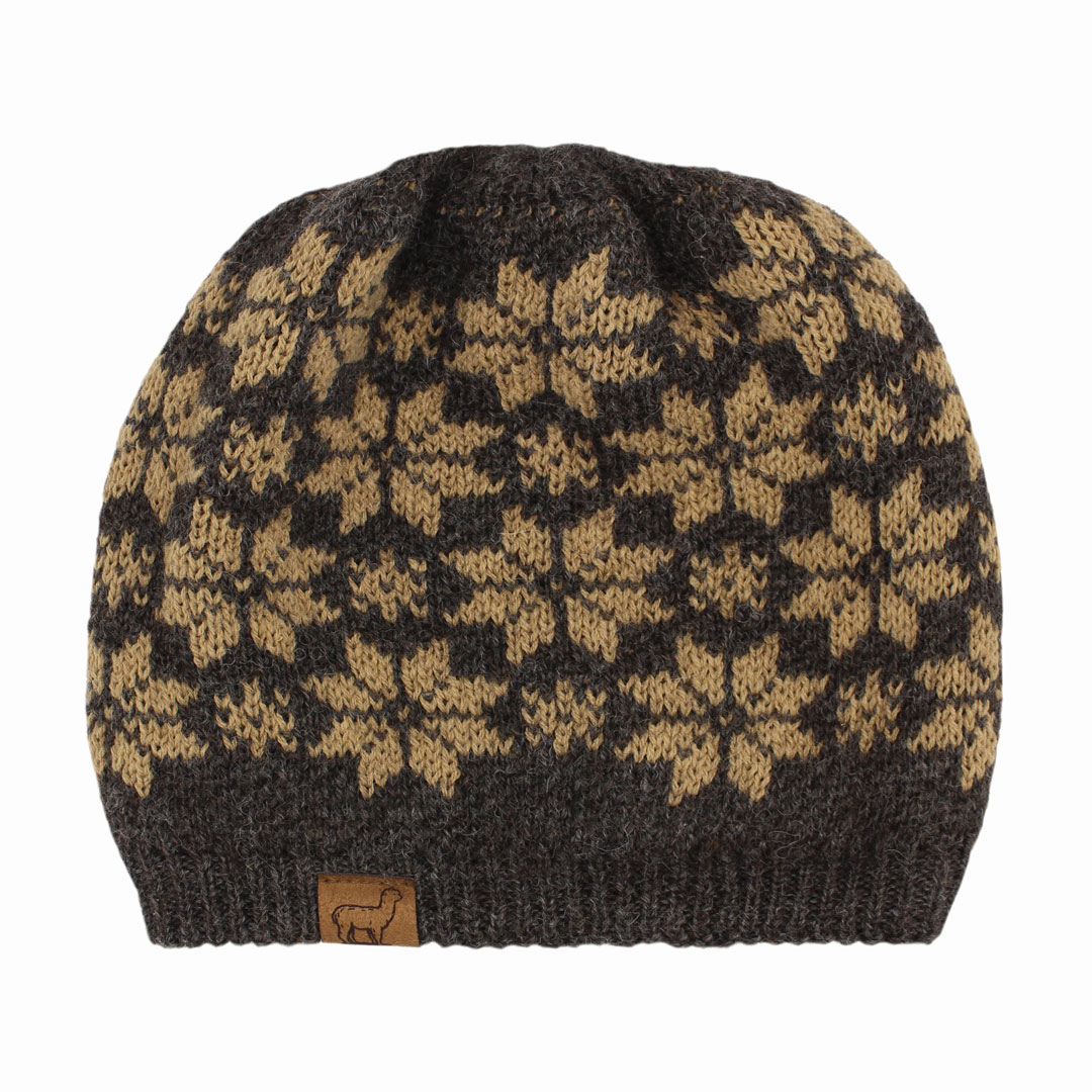 Textured Alpaca Slouch Beanie Hat - Image 10