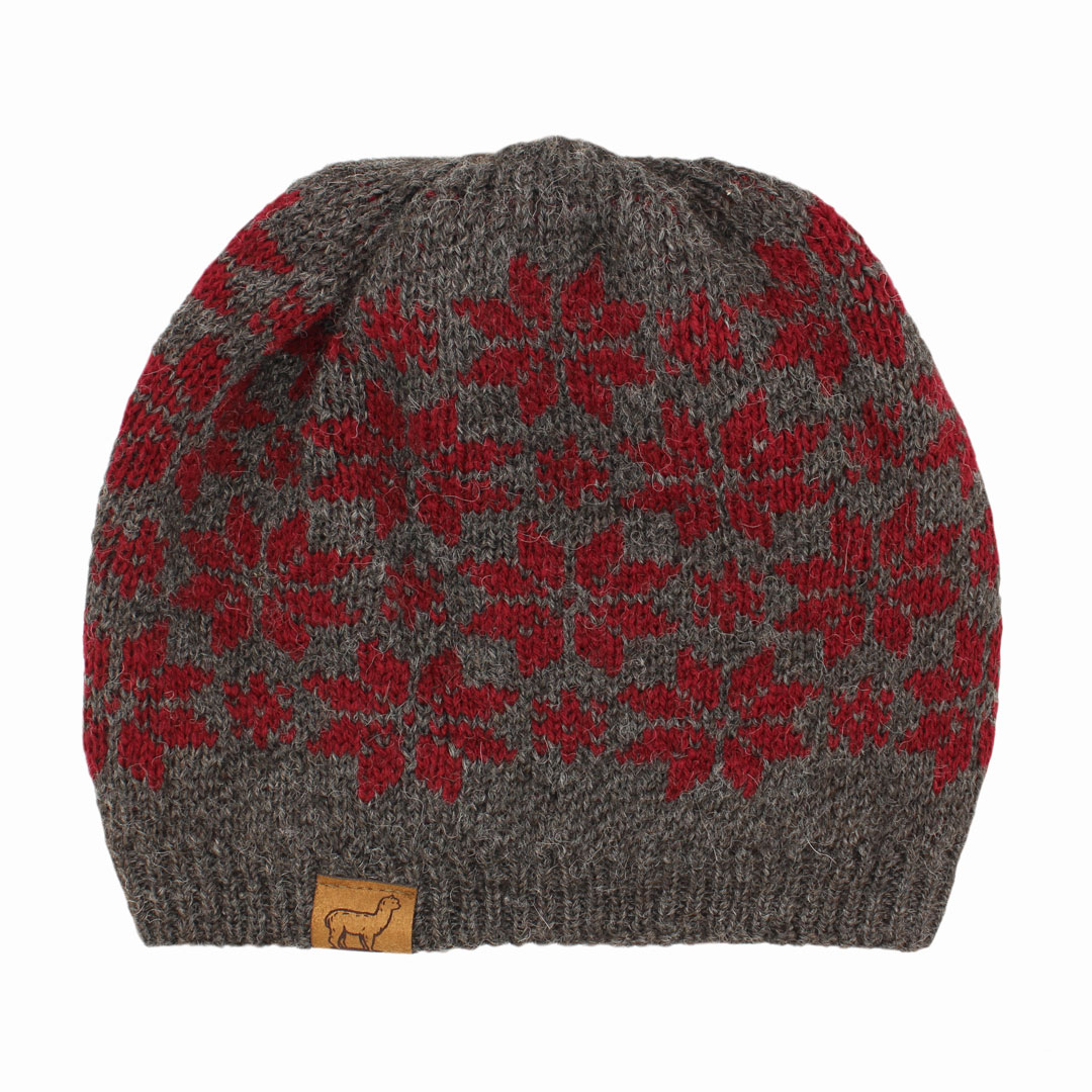 Textured Alpaca Slouch Beanie Hat - Image 11