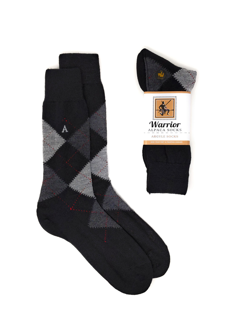 Baby Alpaca Argyle Socks - Image 4