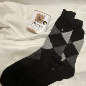 Warrior Alpaca Socks: Baby Alpaca Argyle Socks