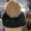 Handmade Alpaca Fur Spiral Slouchy Beanie Hat - Image 4