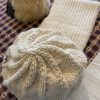 Handmade Alpaca Fur Spiral Slouchy Beanie Hat - Image 2