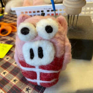 Needle Felt Mr Pig