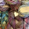 Multi-colored Sorcerous fiber sport weight Alpaca yarn