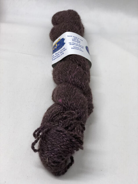 Natural and dyed worsted weight Alpaca yarn