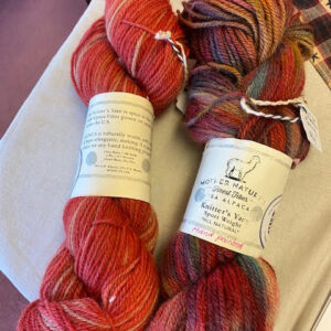 Hand painted autumn color sport weight Alpaca yarn