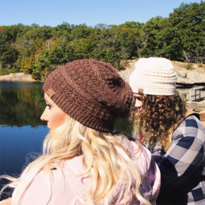 Textured Alpaca Slouch Beanie Hat