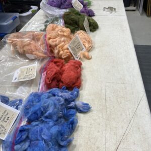 Alpaca Fiber by the  oz