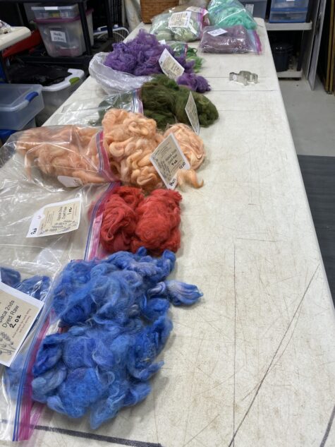 Alpaca Fiber by the  oz