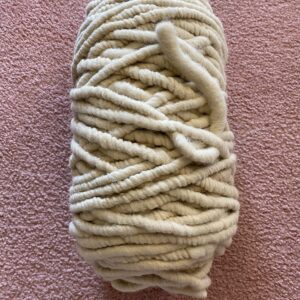 Core Spun Alpaca Rug Yarn ~  natural white
