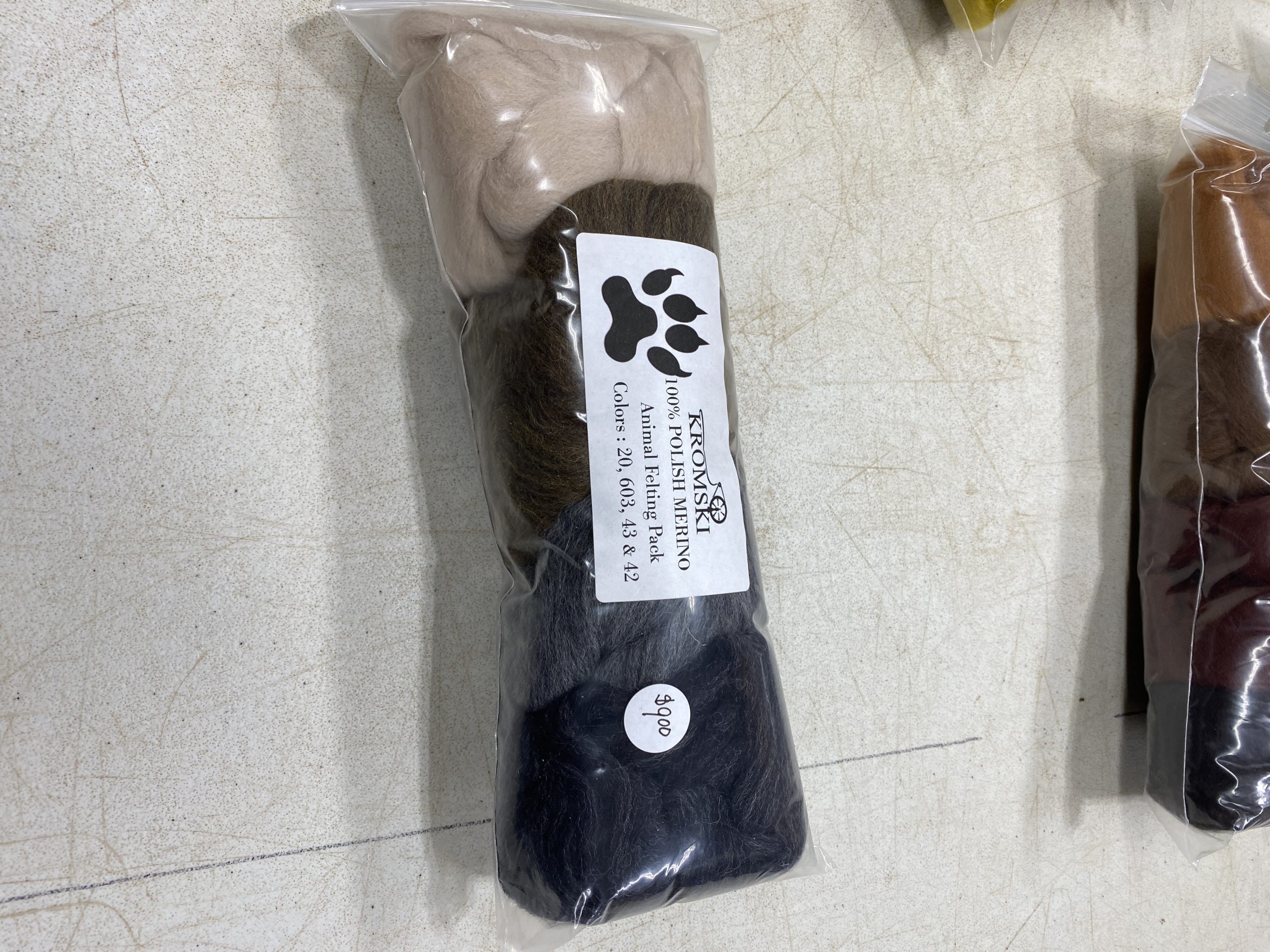 100% Polish Merino Needle Felting Wool Color Packs - Image 4