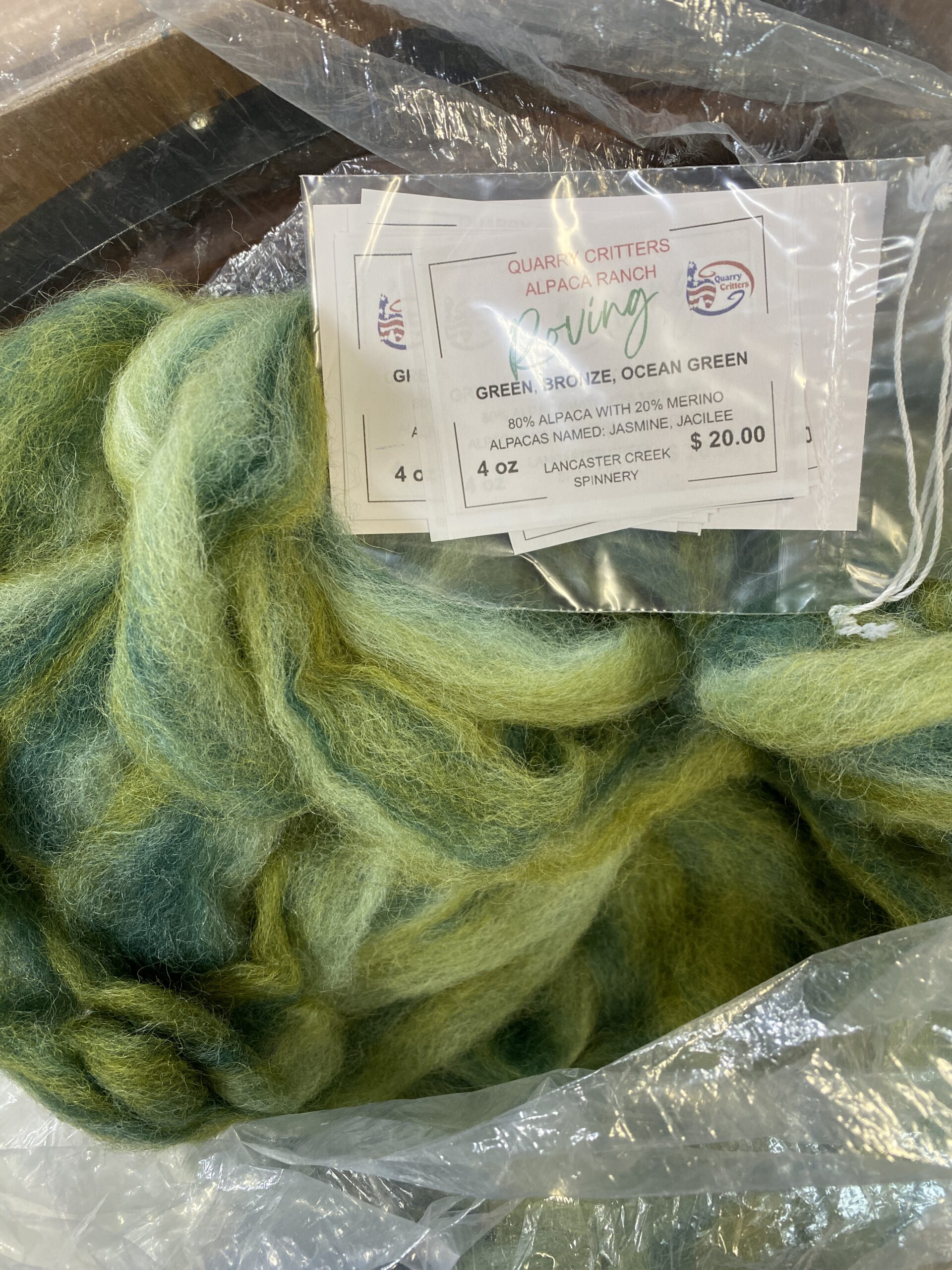 Alpaca Tri-color Roving Blend - Image 13